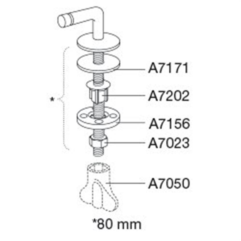 Pressalit Sign Bracket fixed