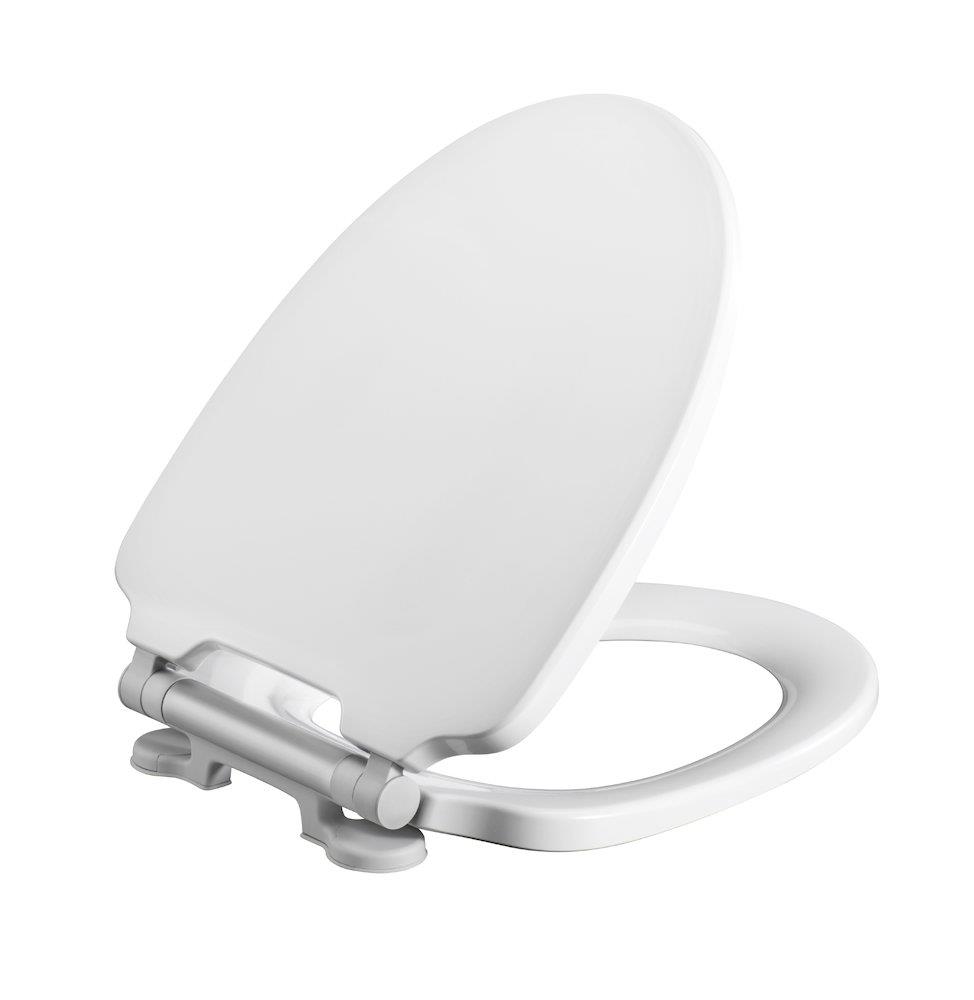 Pressalit Solid Pro Norden Toilet seat - yes, white, Soft close, Bottom