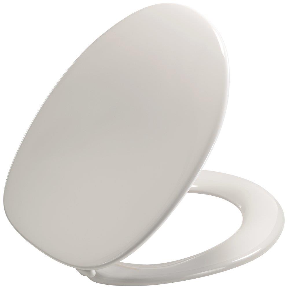Pressalit Zaga Toilet seat - Yes, white, without soft close, Fast fitting