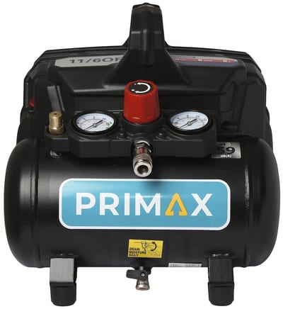 PRIMAX Silent Compressor - 6L, 1hp, 8bar, 59