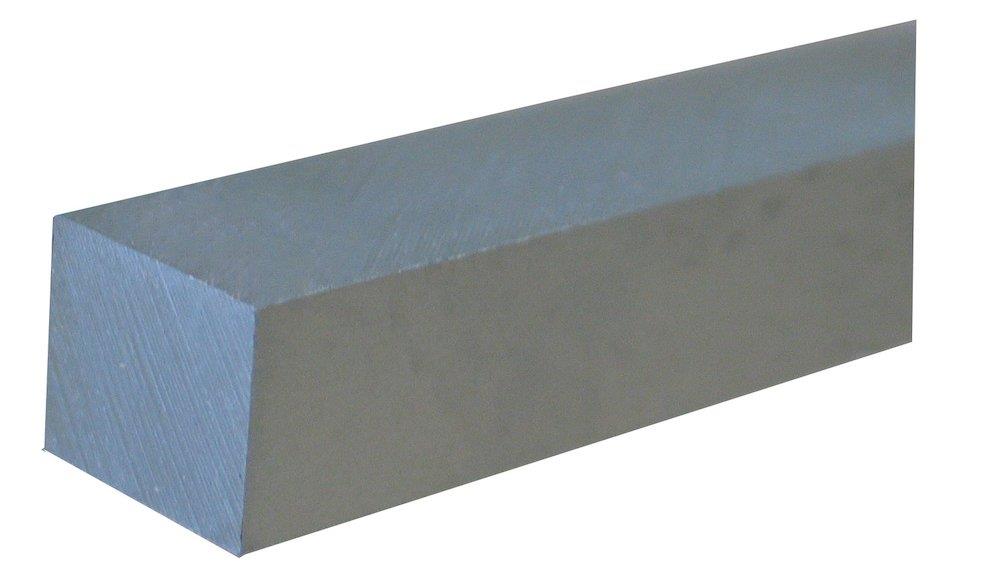 Profile aluminium square EN AW-6082 T6 - 25mm, 3M, 25mm, 1.69KG/m