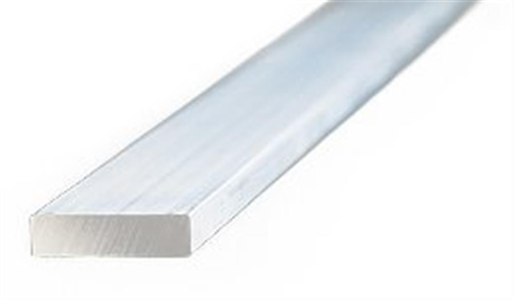 Profile aluminium flat EN AW-6082 T6 - 60mm, 6M, 15mm, 2.48KG/m