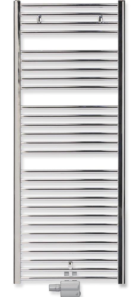 Purmo Flores CM CH Towel Warmer - 500x1150mm, Chrome-Plated, Horizontal, Curved