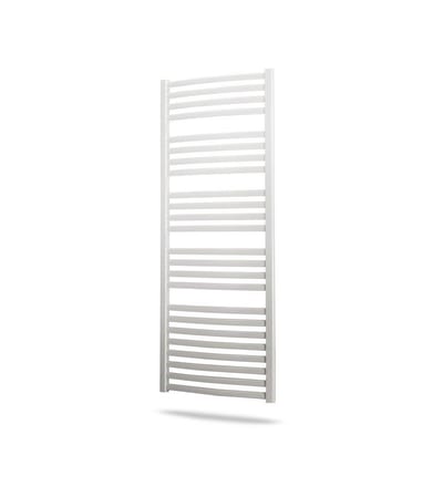 Purmo Minorca Towel Warmer - 495x849 mm, white, horizontal curved oval pipe, 14 pcs