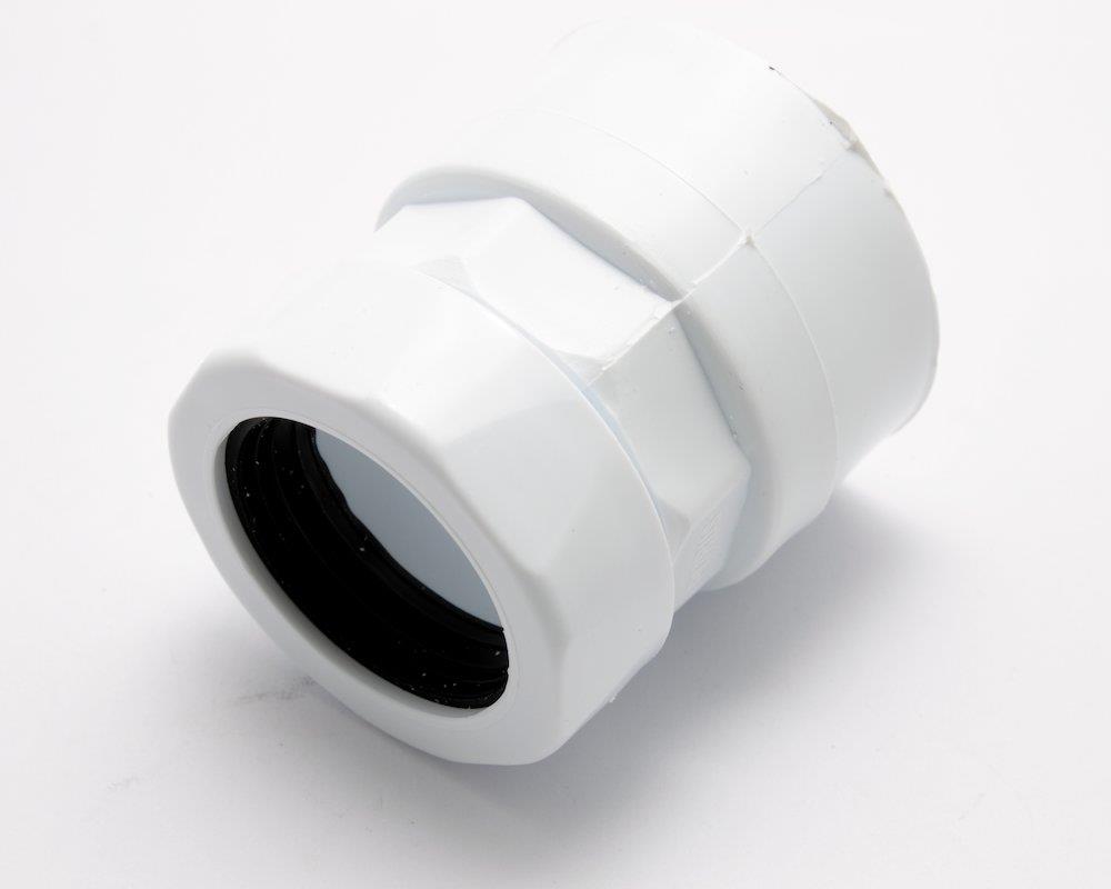 Purus Coupling with internal thread - 32mm, white, 1 1/4