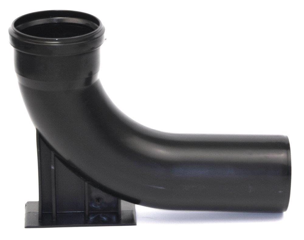 Purus Maxiflex Foot Bend long PP black - 110mm