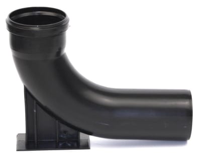 Purus Maxiflex Foot Bend long PP black - 110mm