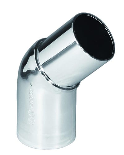 Purus Nolato Bend - 32mm, angle, Chrome-plated, 45°