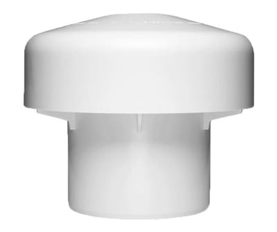 Purus Vacuum Valve white ABS - 75mm