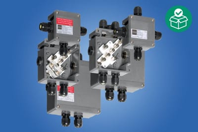 R. STAHL 8118/111-401 Ex e Junction Box, GRP IP66, 85×85×55 mm, 4× 4 mm² (Art. 133077)