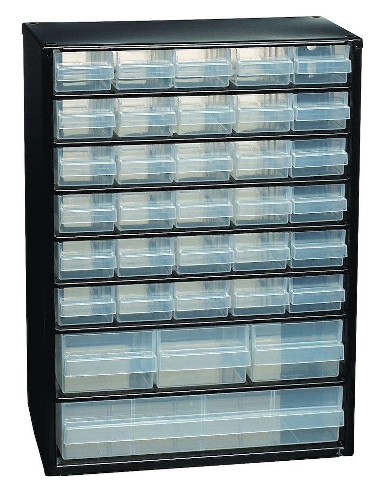 Raaco C9-34 Drawer Shelf 34 compartments black - 420mm, 306mm, 150mm