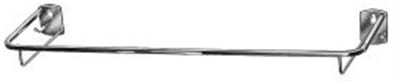 Railing without glass shelf - 555mm, 120mm, Chrome-plated