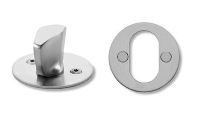 Randi Line 18 Cylinder/Turn-knob Set Stainless Steel AISI 304 30 mm