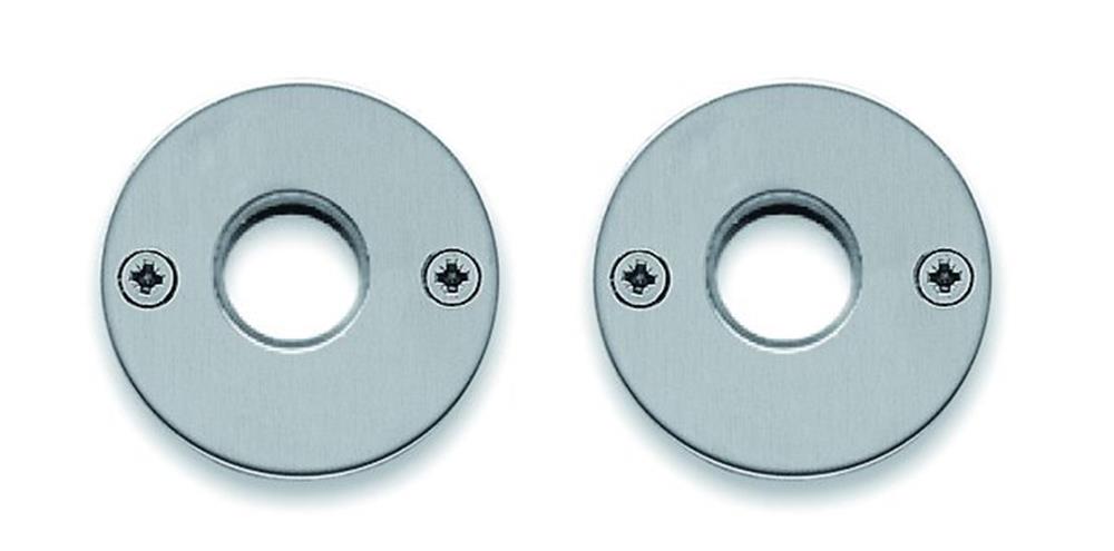 Randi Line 18 Door Handle Rosettes AISI 304 Stainless Steel - 38 mm Centres