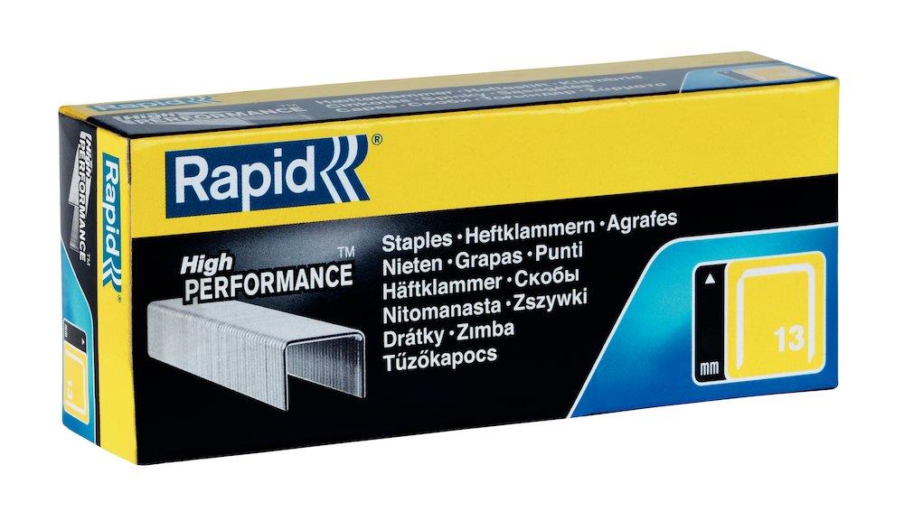 Rapid 13 Fine Wire Clamp galvanized - 4mm, 10.6mm, 5000PCS, galvanized