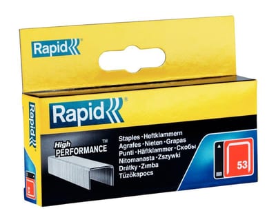 Rapid 53 Fine Wire Clamp - 12mm, 11.4mm, 2500PCS, galvanized