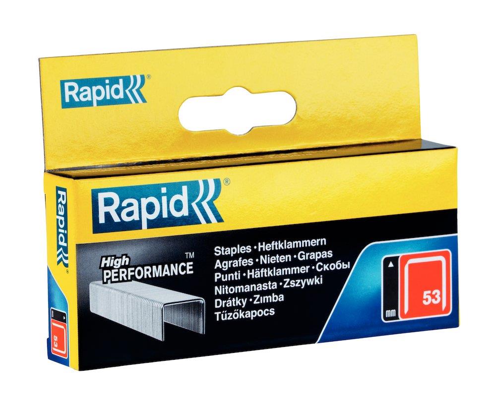 Rapid 53 Fine Wire Clamp - 14mm, 11.4mm, 2500PCS, galvanized