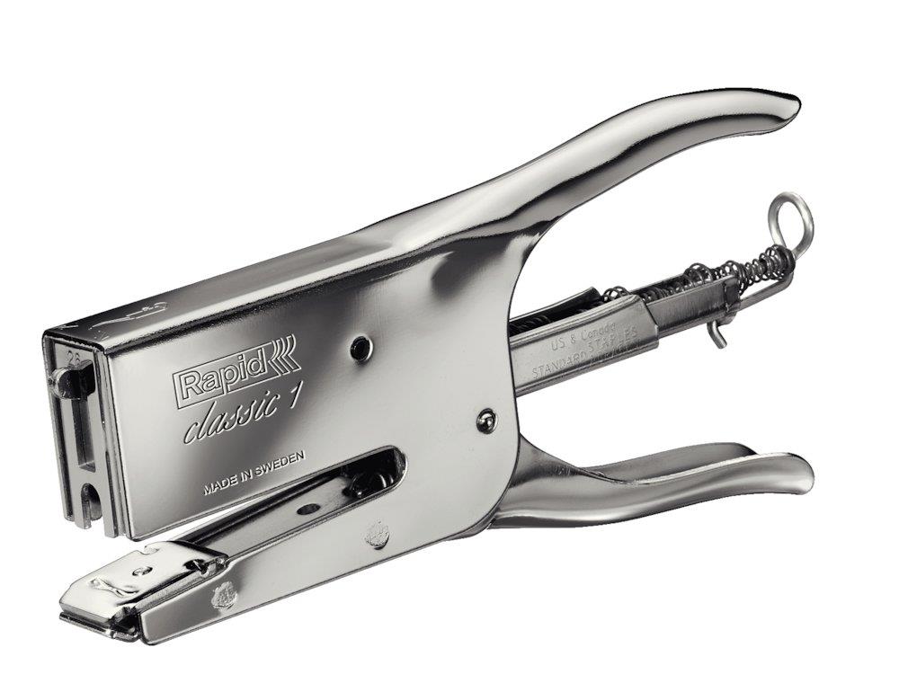 Rapid K1 Classic Stapler - 24/6-8+, 1PCS, Chrome