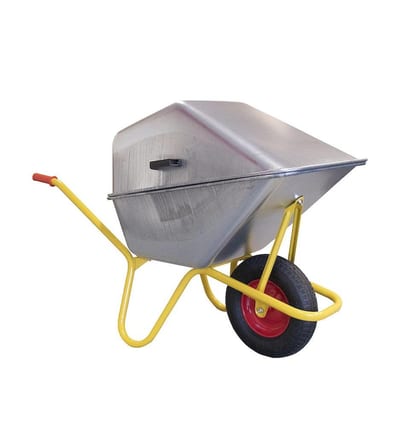 Ravendo BC 1000 LID Mortar Barrow with cover box lid - 110L, 250kg
