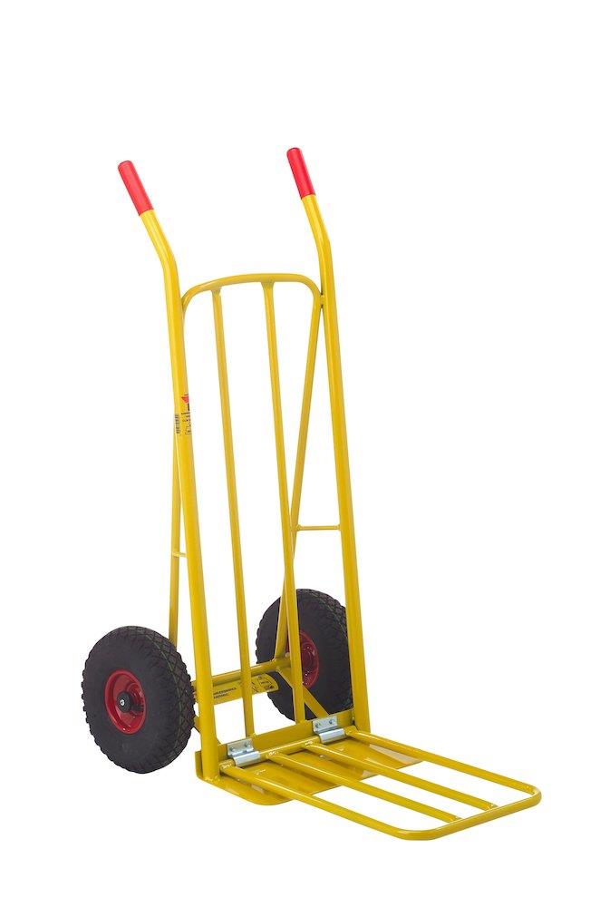 Ravendo CLM 250 LS Sack Truck with foldable frame pneumatic rubber wheel - 250kg