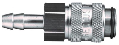Rectus 21 Quick Coupling brass nickel-plated studs - 10mm