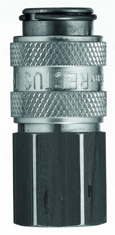 Rectus 21 Quick Coupling nipple brass nickel-plated - 1/4", 5