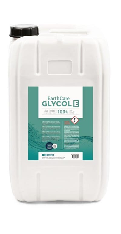 Recyctec Earthcare ethylene glycol (EG) concentrated - 25L, 100%, Yes