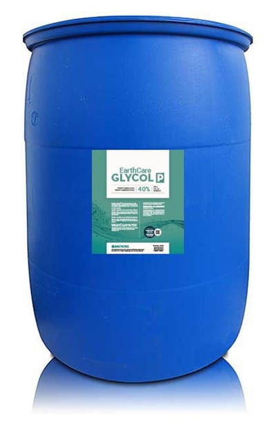 Recyctec Earthcare propylene glycol (PG) diluted - 208L, 40%, -22°C, Yes