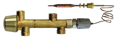 Redan PT°C Domestic water regulator pressure and thermostat controlled, complete with ICV