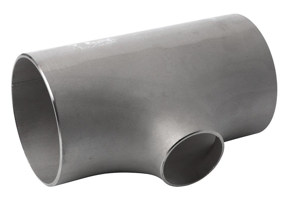 Reducing Tee, Welded and Pressed, 10" Sch 10S, Ø273.05 × Ø168.28 × 4.19 mm, 316L Stainless (AT15226554)