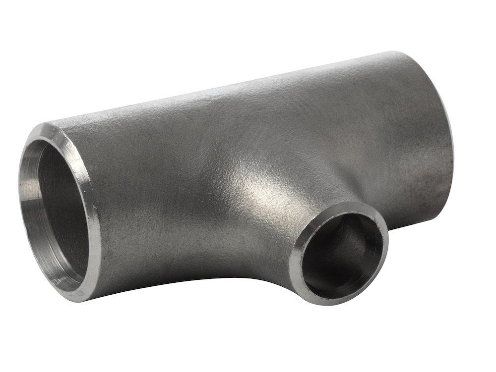 Reducing Tee, Welded and Pressed, 12" Sch 10S, Ø323.85 × Ø273.05 × 4.57 mm, 304 Stainless (AT15036845)
