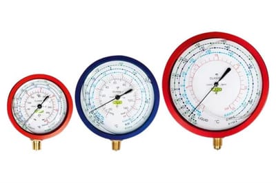 Refco Manometer - 10bar, 1/8" NPT, R290, R600, R600A, R3-220-M-R290