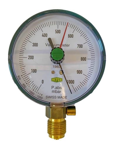 Refco Vacuum Meter analog - 1/2" G, 19801