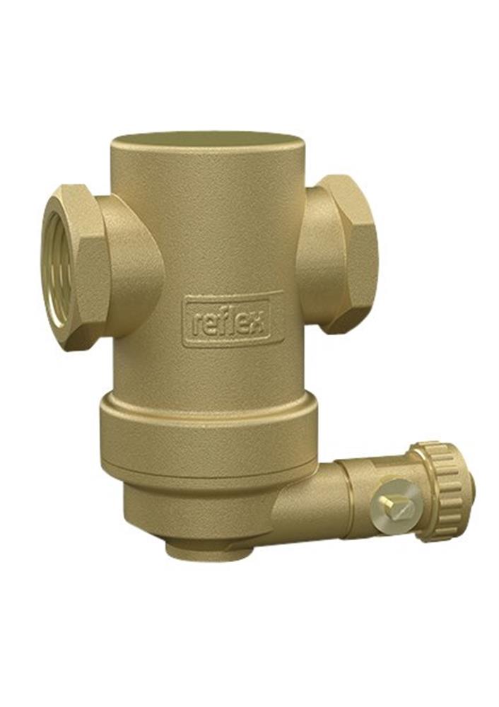 Reflex Exdirt D Dirt Collector - brass, 1.25M³/h, 3/4", 110°C, 0°C