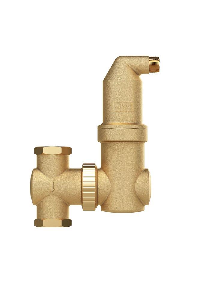 Reflex Extwin AT Twist Air Vent brass - 5M³/h, 1 1/2", 10bar, 110°C