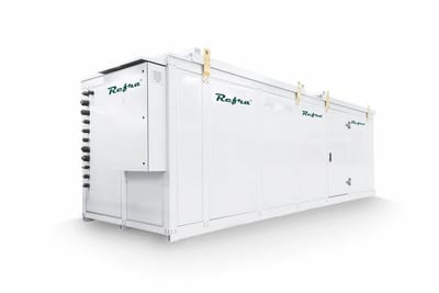 Refra Container Rack CO2 - 45kW, 225kW, CO2, 120/60/52/30bar, 5973mm, 2375mm, 2480mm, Rack CO2 CON C2_AR LT+MT