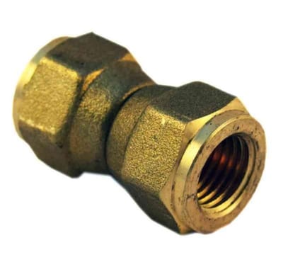 Refrigera Double union US4-10 - 5/8" flare internal., 5/8" flare internal.