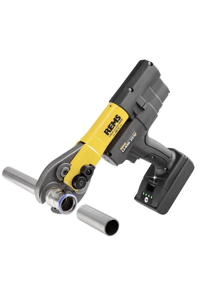 Rems Mini-Press 22V ACC Cordless press machine pistol model - 22V, 0PCS