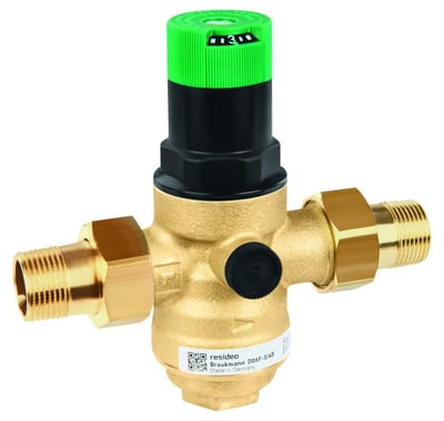Resideo Braukmann D06F Reduction Valve with unions - 3/4", 1,5 - 6,0bar