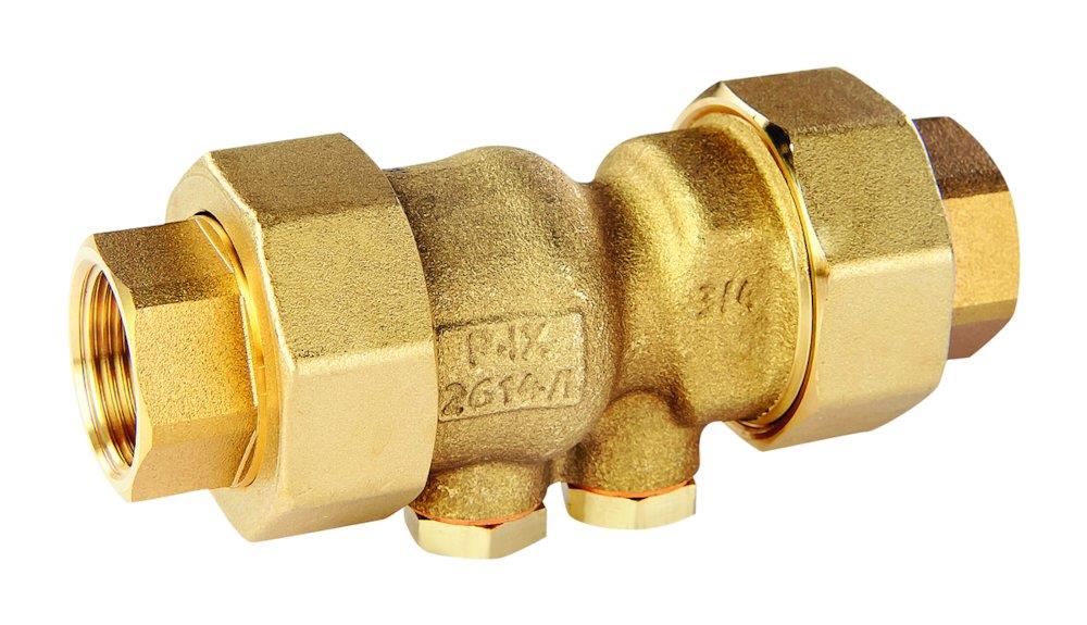 Resideo Braukmann RV281 Check Valve controllable coupling/coupling brass - 2", 2"