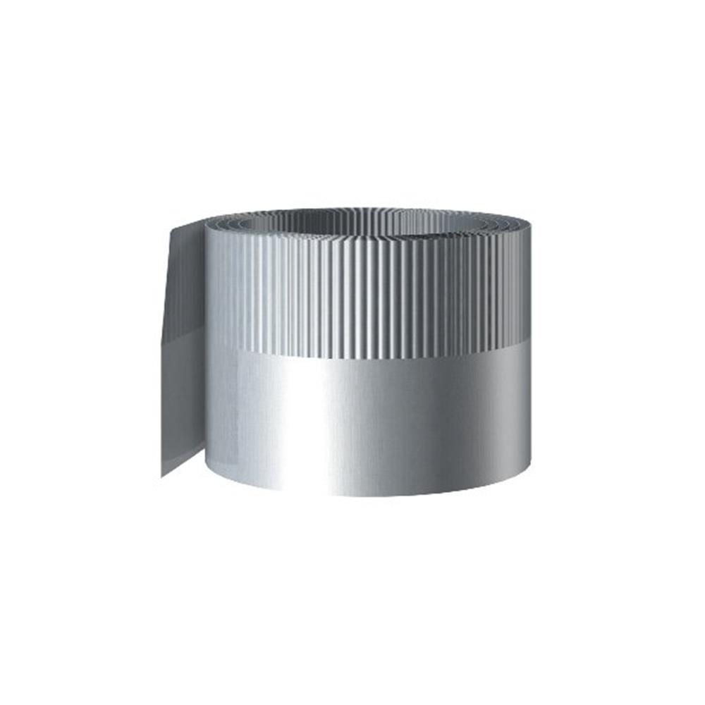 Rheinzink Flashing plisseret zinc - 250mm, 20000mm, 0,6mm
