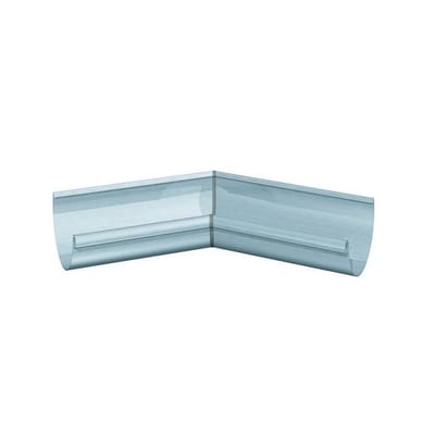 Rheinzink Miter 1/2 round bright internal - 280mm, 11", 45°