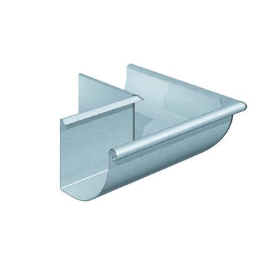 Rheinzink Miter 1/4 round bright external - 333mm, 12", 90°