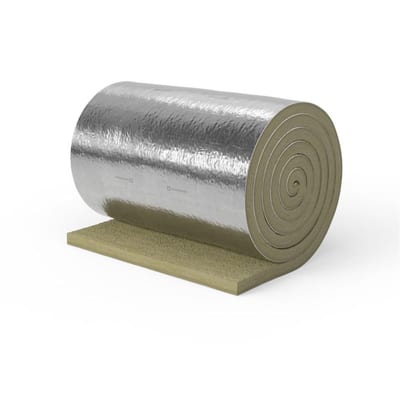Rockwool Prolit Lamella Mat with alu foil - 60mm, 1000mm, 4000mm
