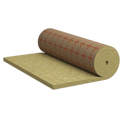 Rockwool Prolit Lamella Mat with paper - 40mm, 1000mm, 5000mm