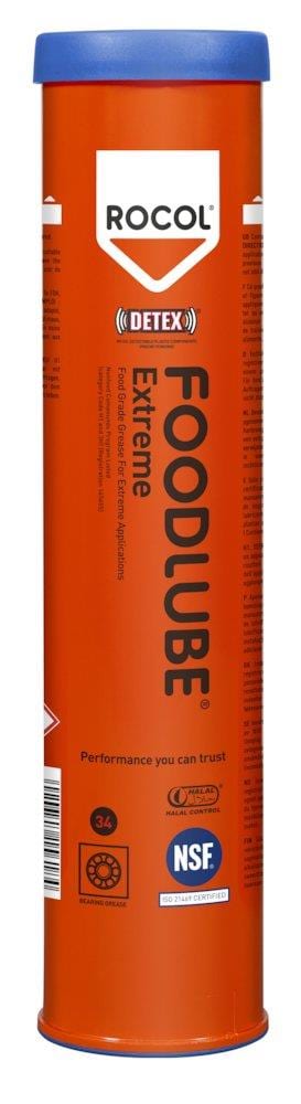 ROCOL Foodlube Extreme Bearing Grease cartridge - 0.38kg, NSF-H1