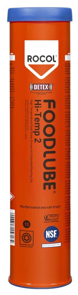 ROCOL Foodlube HI-TempT 2 Bearing Grease cartridge - 0.38kg, NSF-H1