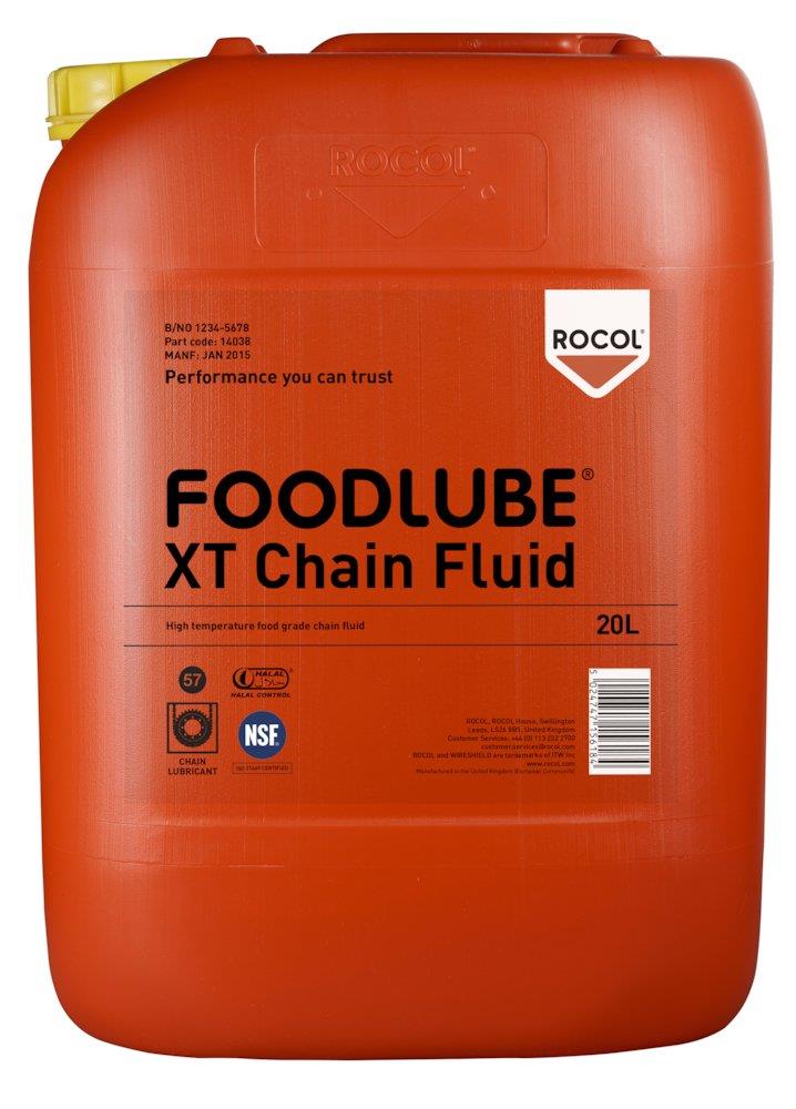 ROCOL Foodlube XT Chain Fluid Lubricant can - 20L, NSF-H1