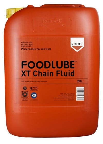 ROCOL Foodlube XT Chain Fluid Lubricant can - 20L, NSF-H1