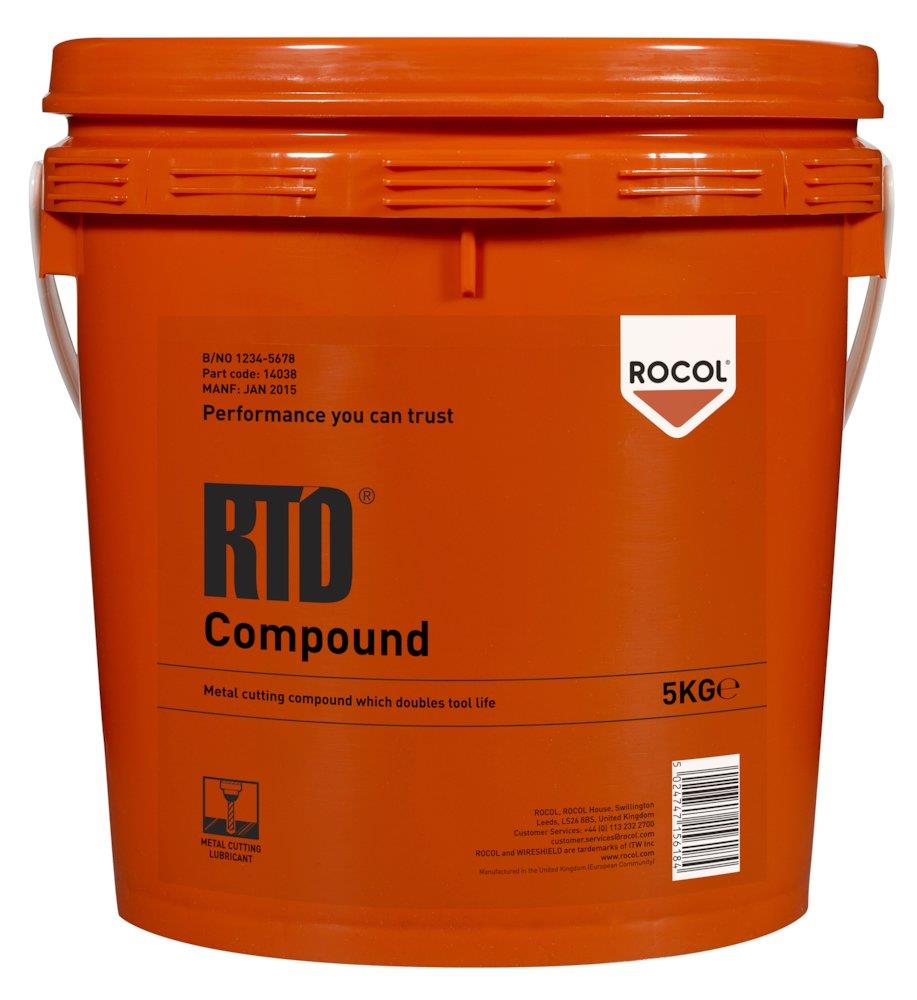 ROCOL RTD Compound Cutting Paste Brown 5kg Pail